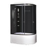 Душевая кабина Niagara Ultra NG-214-01LN (120х80х220) высокий поддон(48см),черный,стекло тонированное,4 места