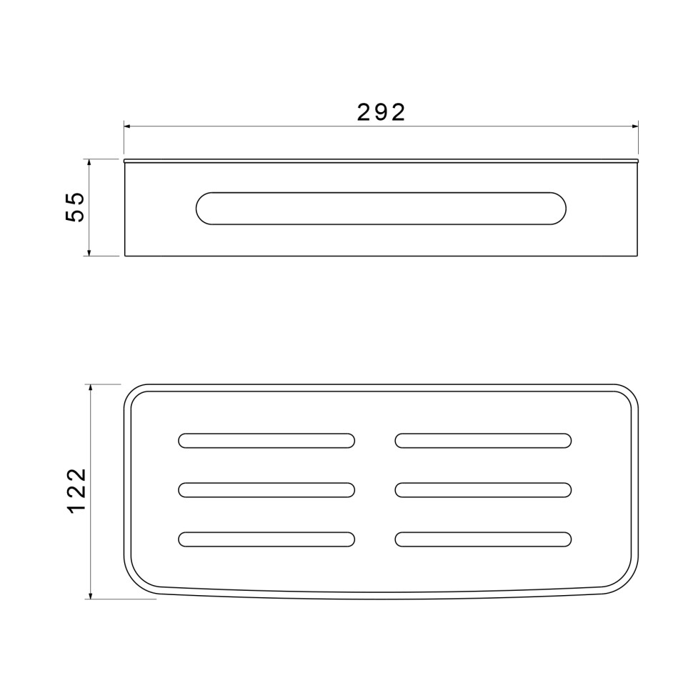 Полка Timo Luiro 18578/13 никель