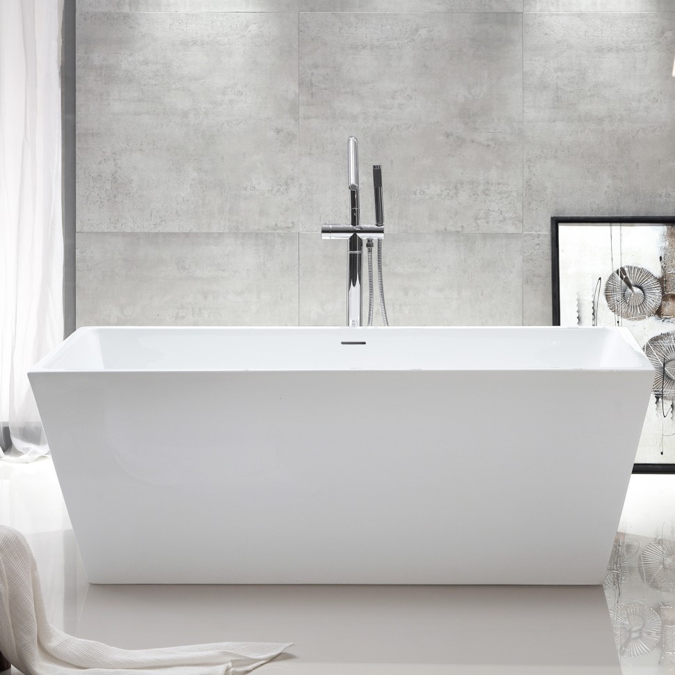 Акриловая ванна ABBER AB9224-1.5 белая