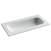 Раковина накладная мебельная CERAMICANOVA Grace прямоугольная 910x457x137 без отверстия под смеситель цвет белый CN7019Wx