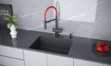 Смеситель для кухни GRAVITY, антрацит, Gr213888-AN, Paulmark