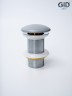 Донный клапан Gid без перелива Gmh100 74401K серый матовый 7x7x10