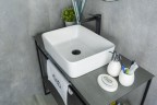 Раковина Gid N9103 51120 накладная белая 48x37x13