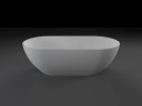 Ванна Солид Серфейс (Solid Surface) Vincea VBT-4S04MW-1600, 1600*800*560, белый матовый, щелевой перелив