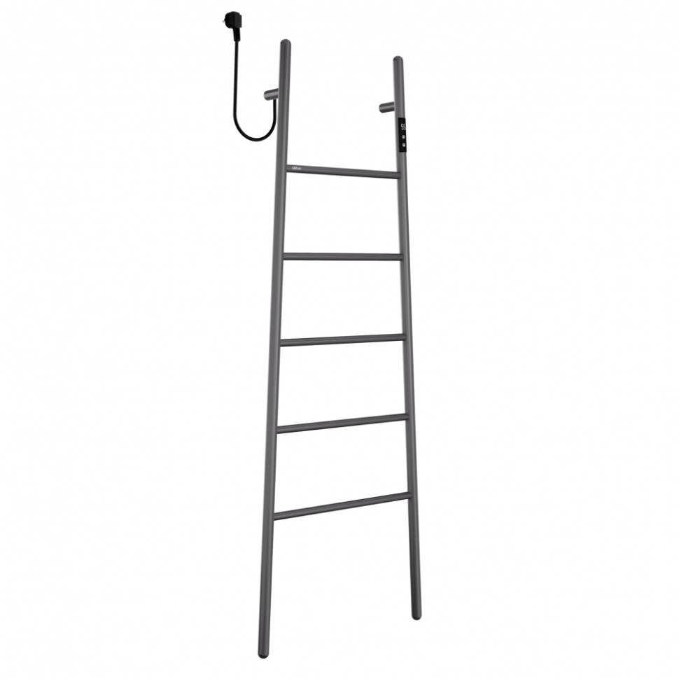 Полотенцесушитель электрический ABBER Treppe AH4705NG оружейная сталь