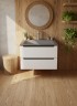 Раковина для ванной Uperwood Geo 70 см, графит