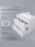 Тумба под раковину для ванной подвесная Uperwood Modul 61х44,4х55 см, белая/графит