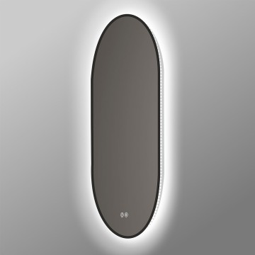 Зеркало LED VLM-3AU900B-2 500x900 c сенсорным выключателем и диммером, антизапотевание