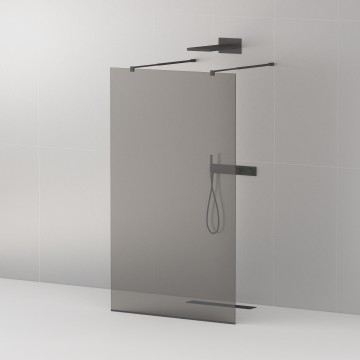 Душевая перегородка CEZARES LIBERTA-L-2-120-GR-NERO