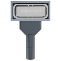 Перелив овальный с логотипом, PM24-BS, брашированная сталь, Paulmark
