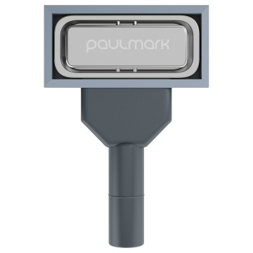 Перелив овальный с логотипом, PM24-BS, брашированная сталь, Paulmark