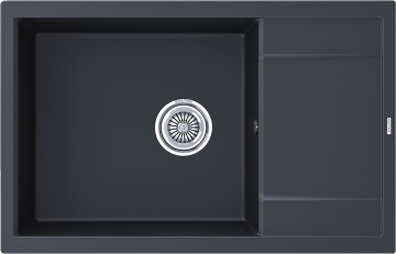 Мойка FLUGEN 60, IT-GRANIT, PM317850-AN, антрацит, 780х500 мм, Paulmark