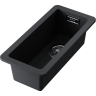 Кухонная мойка Omoikiri Kata 20-U-BL Artgranit/черный