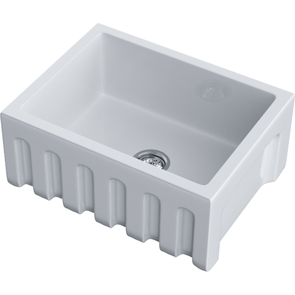 Кухонная мойка Omoikiri Mikura 61-WH Glossy Natceramic/белый глянцевый