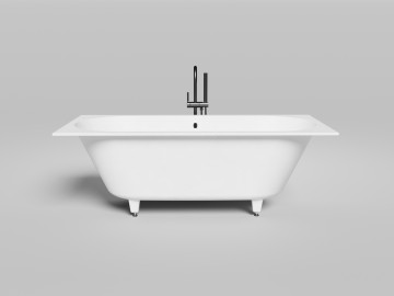 Ванна встраиваемая ORNELLA AXIS 170x75 покраска по RAL полностью S-Stone Матовое