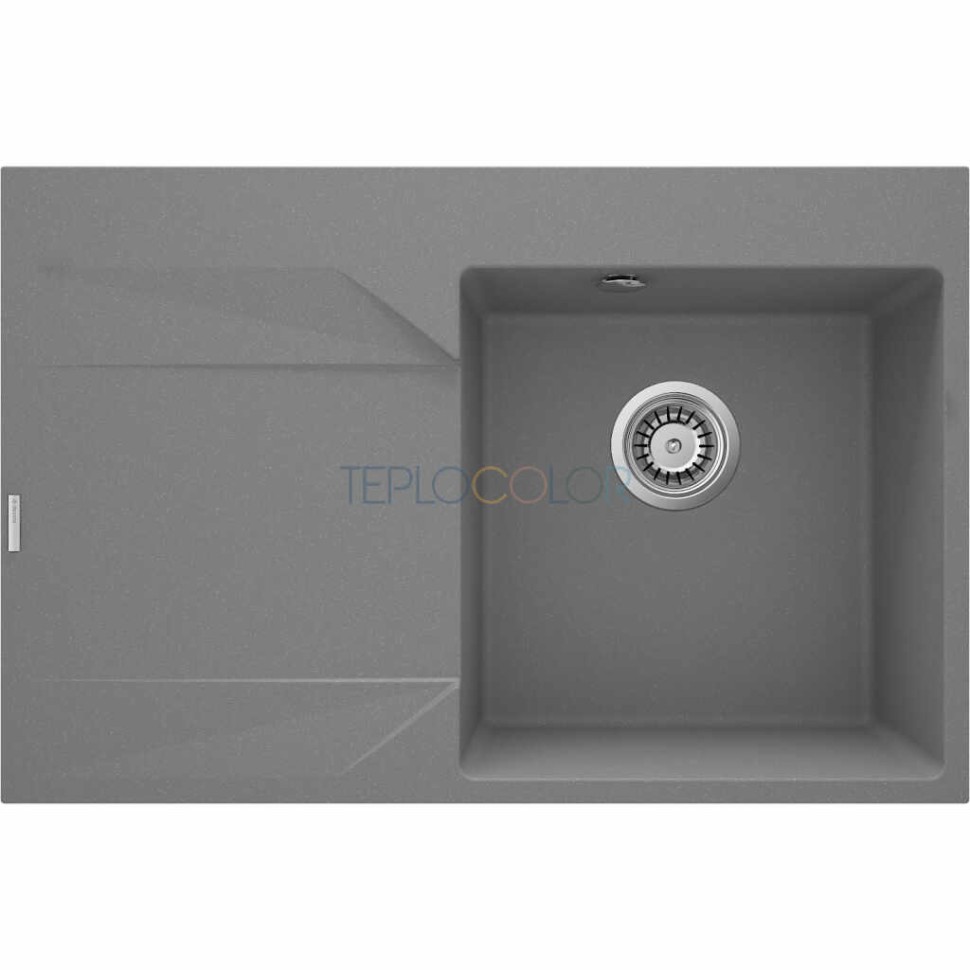 Гранитная мойка, 1-чаша с осушкой - левый