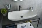 Раковина Gid N9122 51124 накладная белая 71x40x14