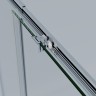 Душевая дверь Рапид-Н (Rapid-N) VDS-3RN10/11CL, хром, стекло прозрачное