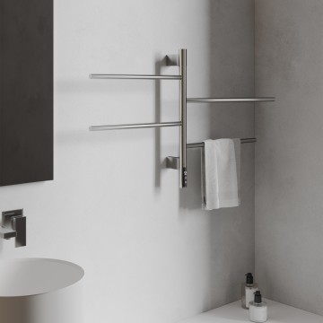 Полотенцесушитель электрический ABBER Universal AH4504 хром