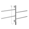 Полотенцесушитель электрический ABBER Universal AH4504 хром