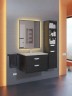 Тумба под раковину для ванной подвесная Uperwood Modul 61х44,4х55 см, чернаяатовая