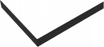Экран для поддона из искусственного мрамора CEZARES TRAY-AS-A-100-100-SCR-NERO