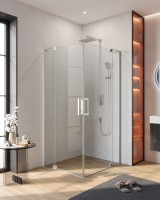 Душевой уголок CEZARES SLIDER-AH-2-90/100-100/110-C-Cr