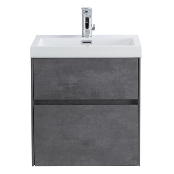 База под раковину подвесная BelBagno PIETRA MINI-500AS-2C-SO-SCM Stucco Cemento