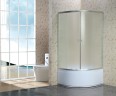 Душевой уголок Niagara Eco NG-006-14 (90х90х195) высокий поддон(39см),стекло матовое,2 места