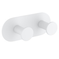 Вешалка-2 крючка Timo Saona 13014/16 белый матовый