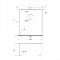 Мойка EMAR EMB-128A EMB-128A PVD Nano Golden