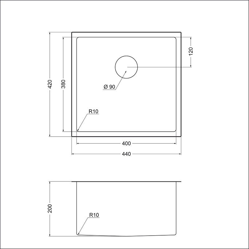 Мойка EMAR EMB-131 EMB-131 PVD Nano Dark