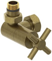 Вентиль 3D левый крест (G 1/2&quot; НР х G 3/4&quot; НГ)
