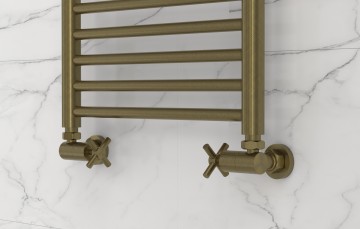 Вентиль 3D левый крест (G 1/2" НР х G 3/4" НГ)