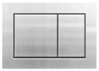 Кнопка для инсталляции серебро Металл CeramaLux LC-011