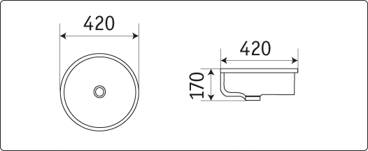 Умывальник CeramaLux G515