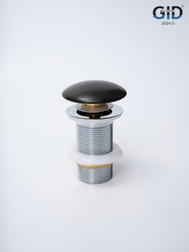 Донный клапан Gid без перелива Blm100 74402K черный матовый 7x7x10