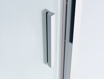 Душевая дверь Рапид-Н (Rapid-N) VDS-3RN10/11MT, хром, стекло текстурное