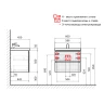 AQM900160GM "S1" тумба под умывальник подвесная 60 см., цвет серый.