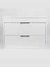 Тумба под раковину для ванной подвесная Uperwood Modul 75х44,4х55 см, белаяатовая