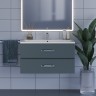 Тумба под раковину Uperwood Foster 90 см, серый графит