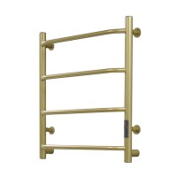 Полотенцесушитель электрический Оттимо Трапэцио 1150060GBR4EN 50*60 диммер R, золото брашированное