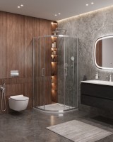 Душевой уголок CEZARES MOLVENO-R-2-80-C-Cr-IV