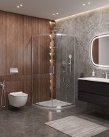 Душевой уголок CEZARES MOLVENO-R-2-80-C-Cr-IV