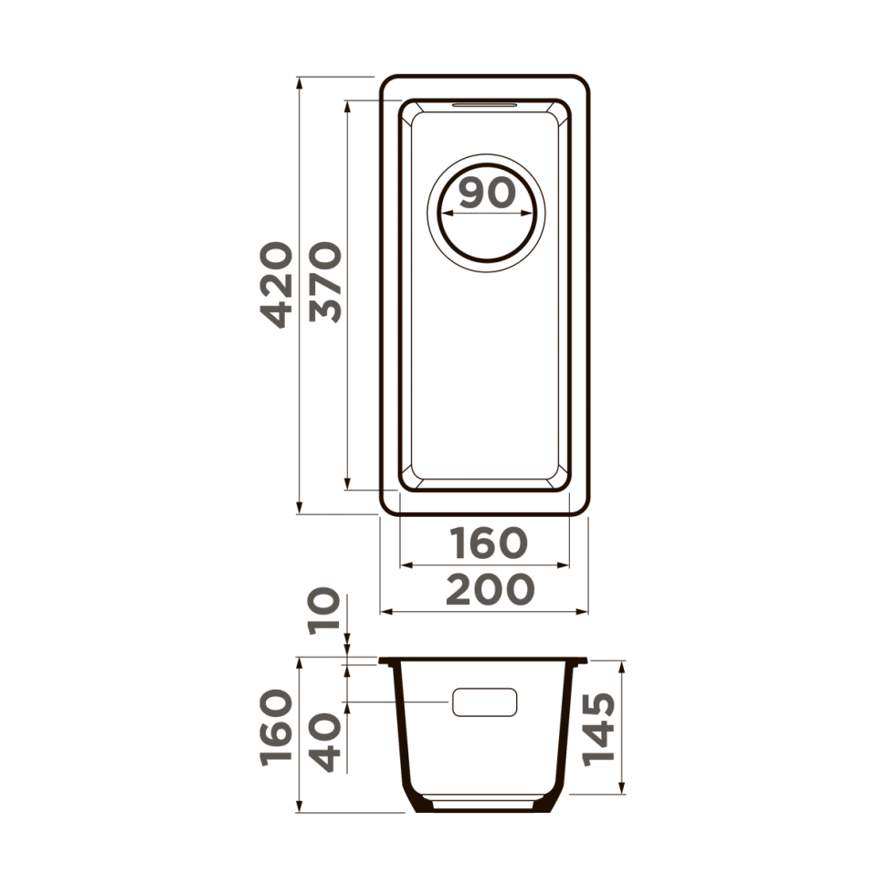 Кухонная мойка Omoikiri Kata 20-U-PA Artgranit/пастила