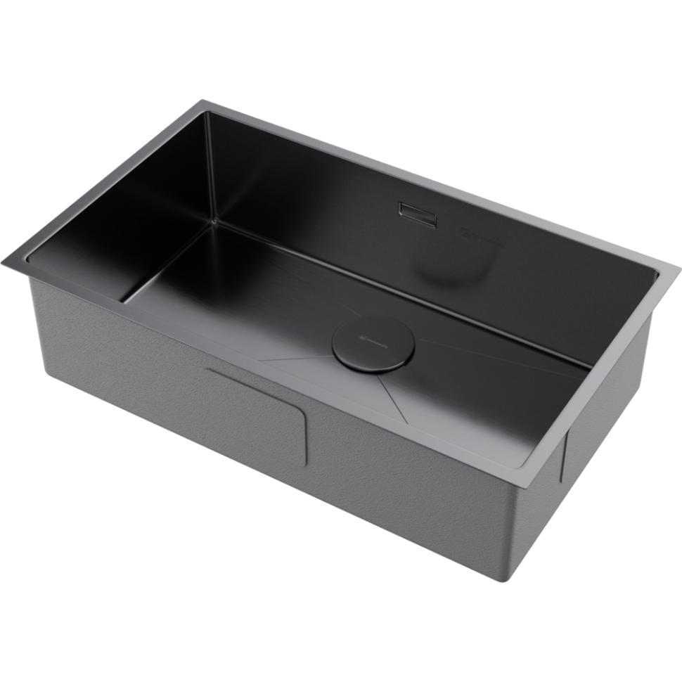 Кухонная мойка Omoikiri Taki 74-U/IF-GM нерж. сталь/вороненая сталь