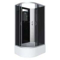 Душевая кабина Niagara Classic NG-2510-14RBK (120х80х200) высокий поддон(40см),стекло тонированное,4 места