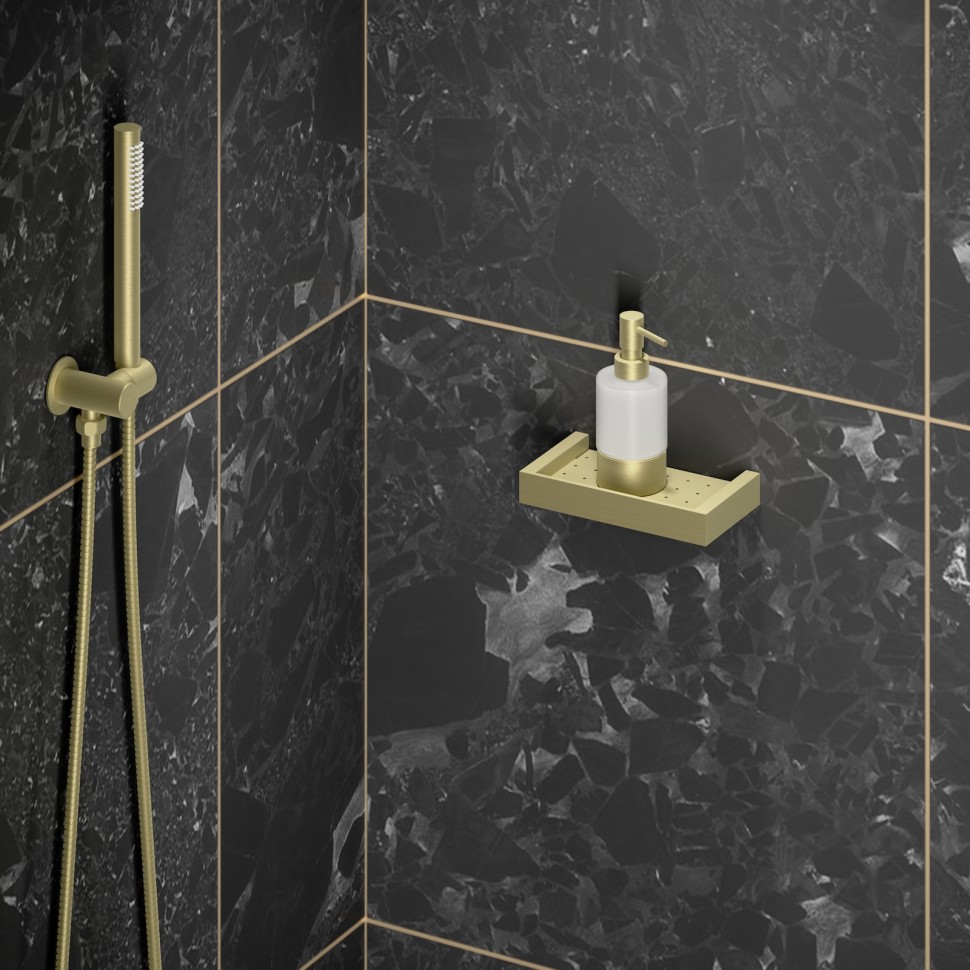 Полка Timo Petruma 15222/17 золото матовое