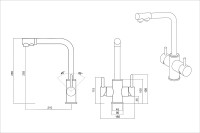 Смеситель OULIN OL-8021 OL-8021