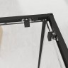 Душевой угол Veconi Evo 300 B, 1100х800x1950, черный матовый, прозрачное стекло